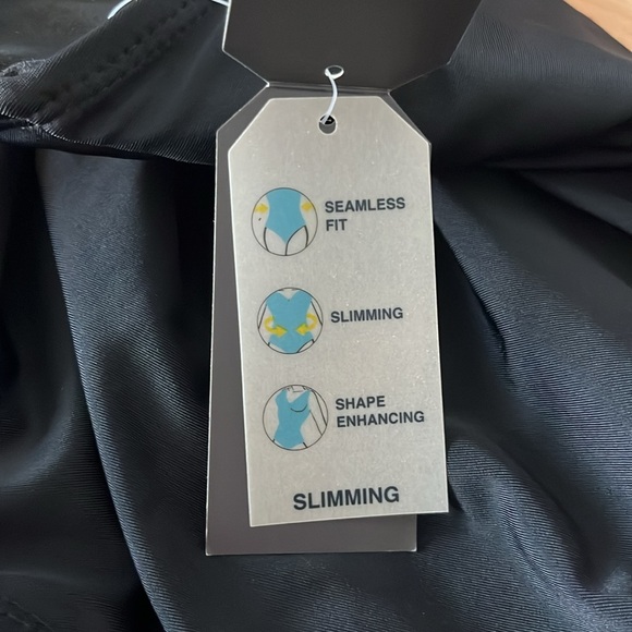 NWT Nautica Lace Up Plunge Swimsuit - Picture 7 of 8